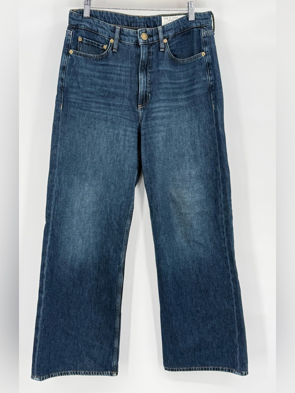 Rag & Bone Logan Wide Leg Jeans Annalise 100% Cotton Relaxed Women’s Size 27